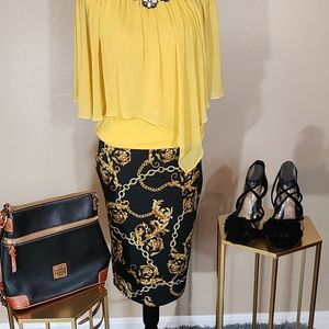 Thalia Sodi: black skirt: size M